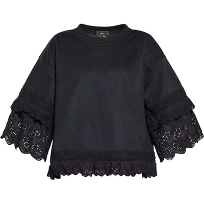 Faina Sweatshirt Dames zwart