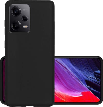 Hoesje - Geschikt voor Xiaomi Redmi Note 12 Pro - Sterk & Shockproof - Hoes Cover - Siliconen Case - Zwart