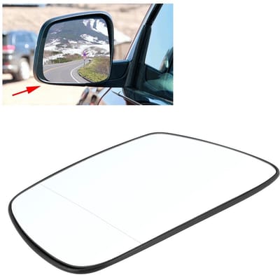 Dailygoods - verwarmde vleugel spiegelglas - zijvleugel voor autospiegel - ideaal voor Grand Cherokee - linkerdeur - vervangend spiegelglas - 2005-201