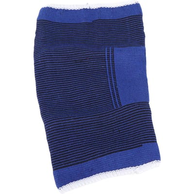 Kniebeschermer Comfortabel Ademend Enkelbescherming Sport Kniebrace Pad voor Voetbal Basketbal Blauw