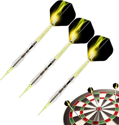 Dartpijlen Zachte Punt - Veilige Darts Set - Gezellig Spelen - Lichtgewicht Ontwerp - 151 mm - Kleurverloop