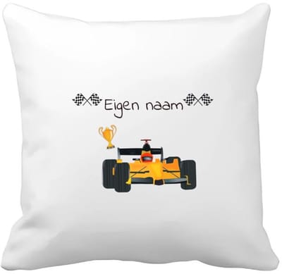 Akyol - formule 1 met eigen naam - Kussen hoes - Sport - formule 1 fans - liefhebber - cadeau - verjaardag - geschenk - gepersonaliseerd - jongens en meisjes - 40 bij 40 cm