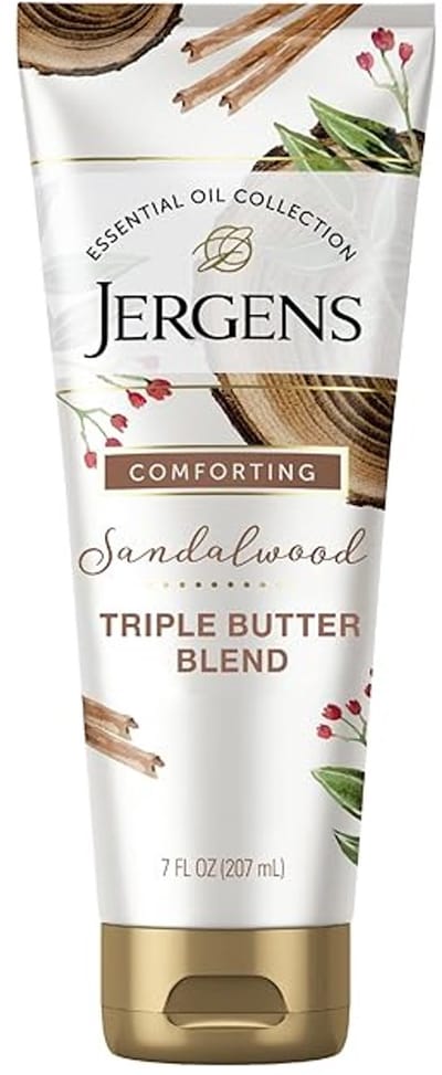 Jergens - Sandalwood Body Butter Hand en Bodylotion met Essentiële Olie - 207 ml