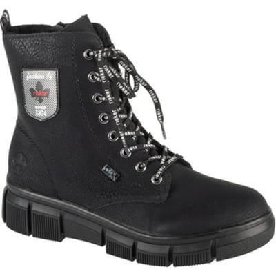 Rieker Booties X3410-00, Vrouwen, Zwart, Laarsjes,Laarzen, maat: 37