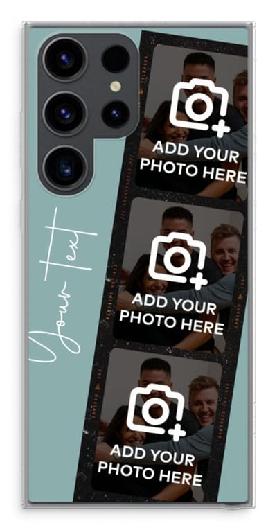 Gepersonaliseerd - Case Company® - Hoesje geschikt voor Samsung Galaxy S23 Ultra hoesje - Filmrol N°1 - Soft Cover Telefoonhoesje - Bescherming aan alle Kanten en Schermrand
