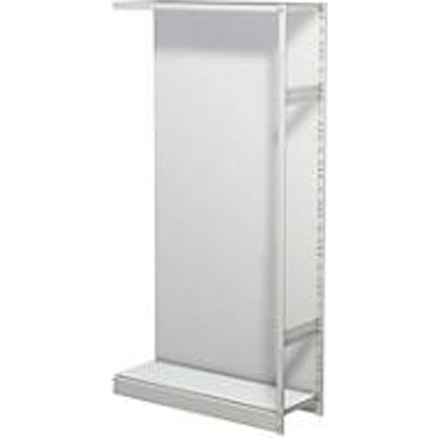 Leeg archiefrek PROGRESS 500 T, aanbouwsectie, met achterwand, H 1900 x B 960 x D 340 mm