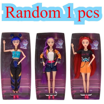 K-POP Kpop Demonenjagers Actiefiguur Nieuw K-POP Demonenslayer Vinyl Poppetje Lumimila Zoey Bureau Ornament Speelgoed Voor Kinderen Cadeaus blue