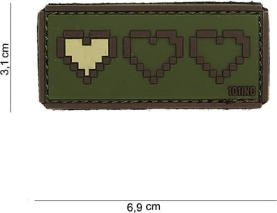 Embleem 3D PVC Last Life groen