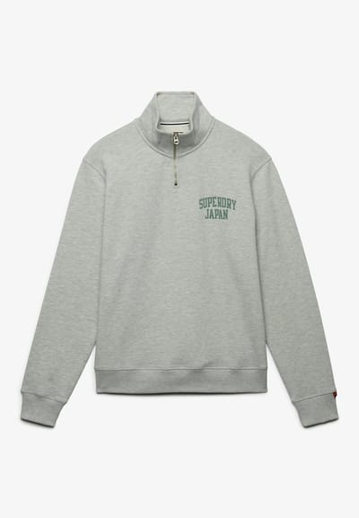 Ronde hals zip sweatshirt Superdry Athletic Essentials
