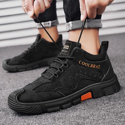 Heren Casual Sneakers Designer Ademend Outdoor Anti-Slip Trainingsschoenen voor Heren Lichtgewicht Sportschoenen 39 gray