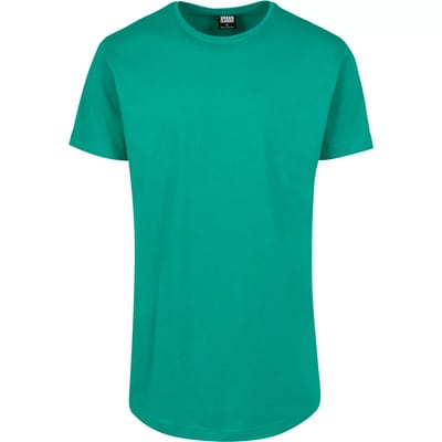 Urban Classics - Shaped Long Heren T-shirt - 2XL - Oranje