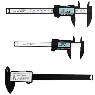 Digitale Schuifmaat - Precisie Meetinstrument - Nauwkeurig Meten - Hoge Resolutie - 150 mm - Zilver
