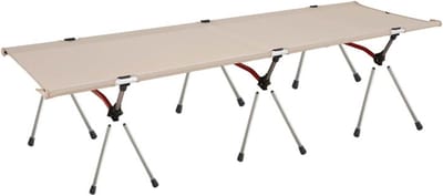 Opvouwbaar Bed - Campingbed Volwassenen - Buiten Slapen - Lichtgewicht & Duurzaam - 190x65cm - Beige