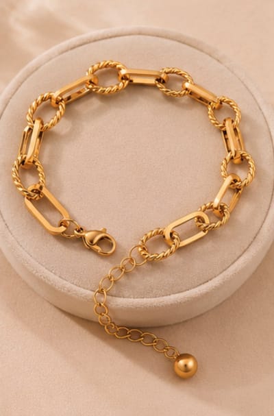 Armband - Goudkleurig- verguld - dames - Vrouwen - feest sieraden - verjaardag cadeau - cadeau - vakantie