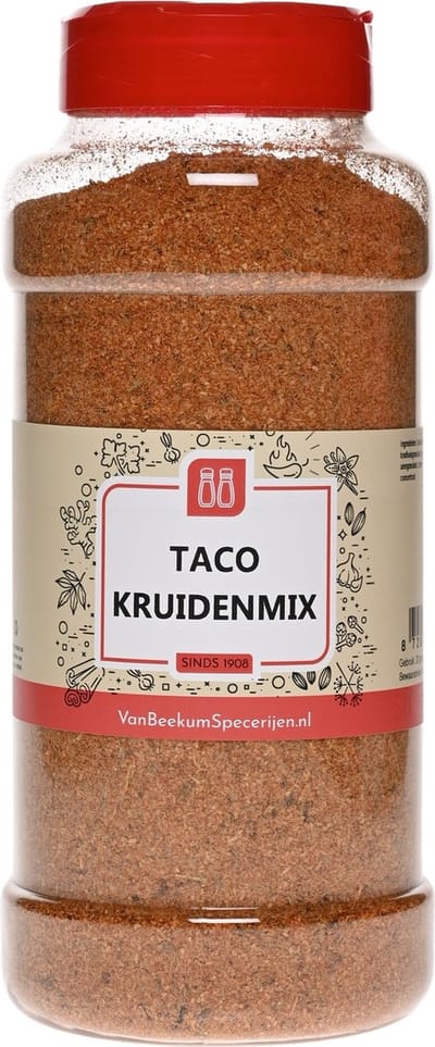 Van Beekum Specerijen - Taco Kruidenmix - Strooibus 485 Gram