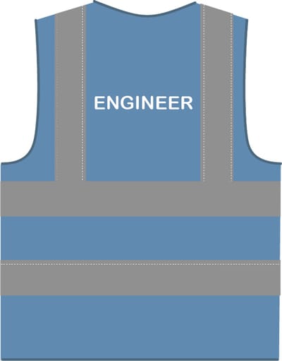 Engineer hesje RWS hemelsblauw