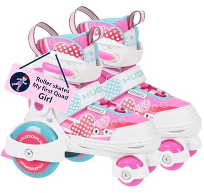 Roze Rolschaatsen voor Meisjes - My First Quad 2.0 (26-29cm)
