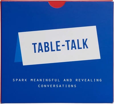 Tafelgesprek Kaarten - Gespreksstarters Diner - Betekenisvolle Gesprekken - 80 Ontwapenende Vragen - 40 Stuks - Multicolour