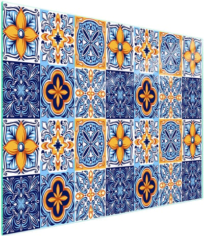 TMK ArtDeko Mozaïek Serie - Glazen Snijplank - 52x30 cm - UV Print
