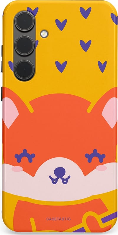 Casetastic Hoesje Geschikt voor Samsung S24 Plus - Stijlvolle Beschermende Duo-layer Case - Vossen beat