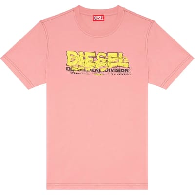 Diesel Diegor K70 T-shirt Met Korte Mouwen Roze S Man