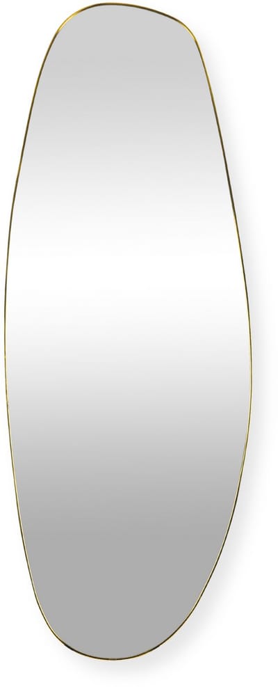 SensaHome Rafael Wandspiegel – Organische Spiegel – Asymmetrisch Design – 160x60 cm – Goud