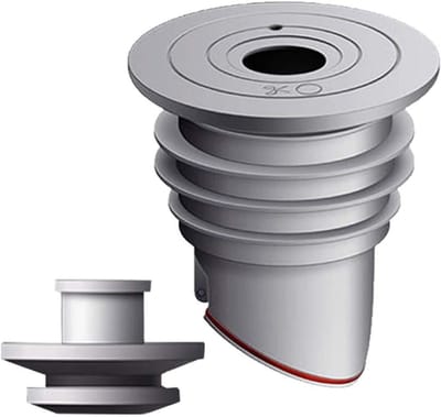Afvoerplug Afdichtring - Anti-geur plug - Geurloos Leven - Verhindert Lekkages - 45-50mm Buisdiameter - Zwart