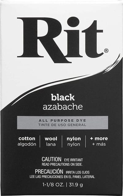 Textielverf Rit Poeder - zwart - 31.9 gram