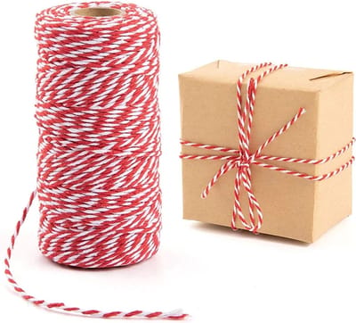 CHPN - Inpaktouw - Slagerstouw - 100meter - Keukentouw - 2mm dik - Rolladetouw - Zeer sterk - Bindtouw - Cadeau touw - Inpakken - Vastbinden - Touw op rol