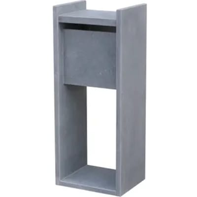 Brievenbus Staande Brievenbus Madrid - Natuursteen - Blauwe Hardsteen - 45x100x32cm