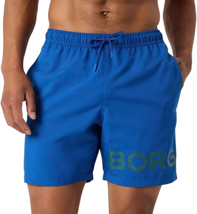 Björn Borg Zwembroek Heren Zwemshort Mannen - Monaco Blauw - 100% Recycled Polyester - Maat M