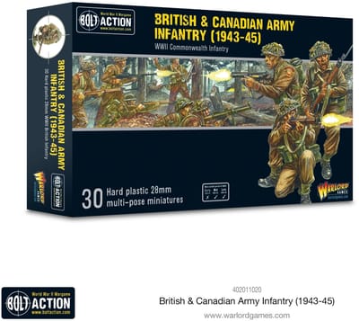 Bolt action: British & Canadian Army infantry (1943-45)