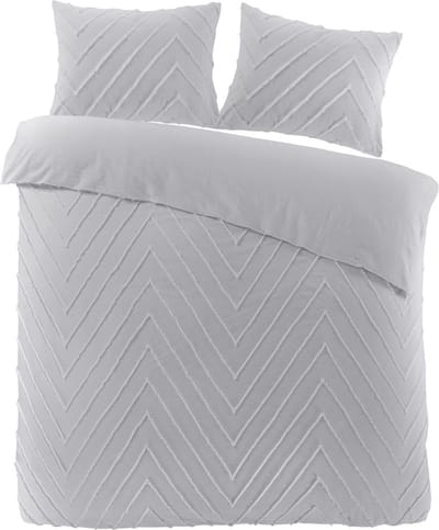 Papillon Valencia Dekbedovertrek - Tweepersoons - 200x200/220 cm - Grijs