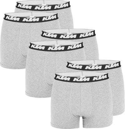 KTM by FREEGUN Boxershorts voor heren, ondergoedbroek, herenboxer, set van 6 multipack
