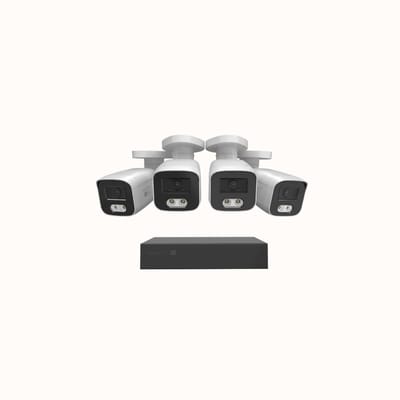 Swann EliteX 12MP Series - Beveiligingscamera's - 4 Camera's - cctv camerasysteem - 2TB - geen abonnementskosten - 6K Ultra HD - Spotlight Bullet IP Cameras - Met Microfoon