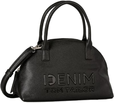 TOM TAILOR schoudertas handtas Aveline Bowling Bag Black zwart