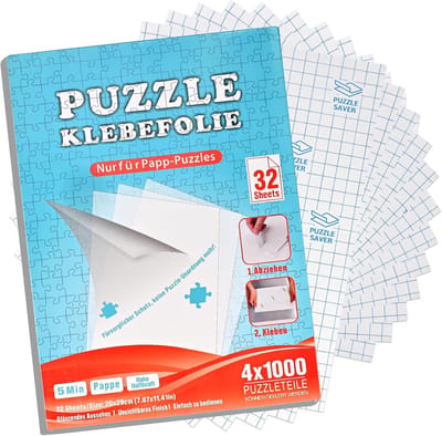 Puzzel Plakfolie Set voor 4000 Stukjes Puzzels - Transparant en Eenvoudig in Gebruik
