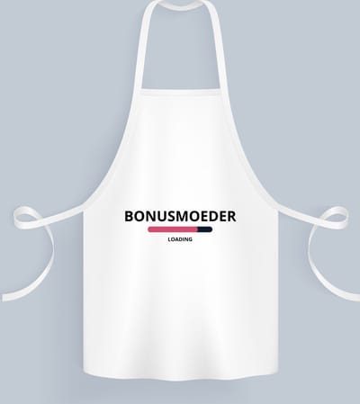 Akyol - bonusmoeder loading Keukenschort - Mama - ochtendkoffie laden - moeder cadeautjes - moederdag - verjaardagscadeau - verjaardag - cadeau - geschenk - kado - gift - moeder artikelen - 82 bij 71 cm