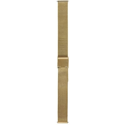 Morellato PMX054ESTIA Horlogebandje - Quick release - Staal - Goudkleurig - 18 mm