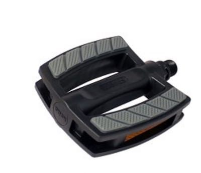Union pedaal SP-827 electrische fiets, PVC zwart/grijs, 9/16. hangverpakking
