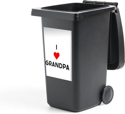 Container sticker Quotes - Spreuken - Vaderdag - I love grandpa - 40x60 cm - Kliko sticker