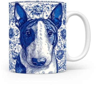 Mok Bull terrier Beker voor koffie of tas voor thee, cadeau voor dierenliefhebbers, moeder, vader, collega, vriend, vriendin, kantoor, opa, oma, hond, kerst, sinterklaas, verjaardag