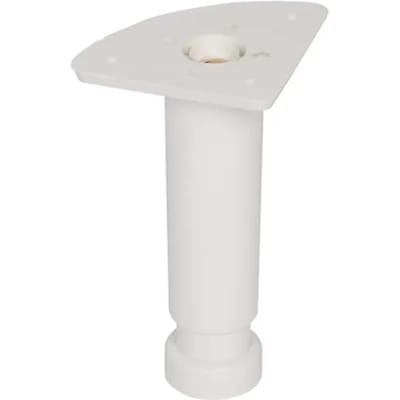 Duraline Meubelpoot Verstelbaar Pvc 3,5x12-18cm Wit