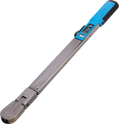 Momentsleutel - Koppelmeter - Precisieklus - Flexibele kop - 13 mm - Zilver