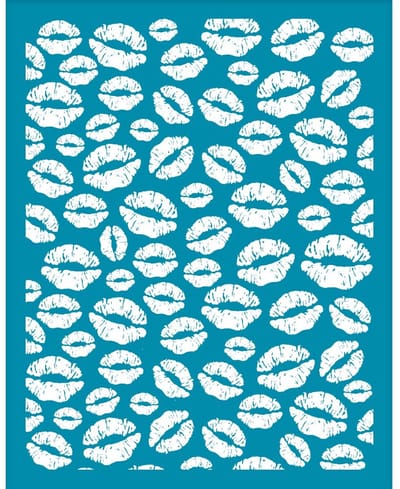 Sexy Lip Klei Sjabloon 10 x 12,7 cm Zeefdruk en Lippenstift Sieraden Maken van Polymeer Klei