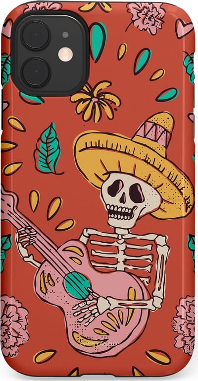 Casetastic hoesje geschikt voor Apple iPhone 11 - Dubbellaagse bescherming - Muziekbot - Fashion Case - Terracotta Taupe