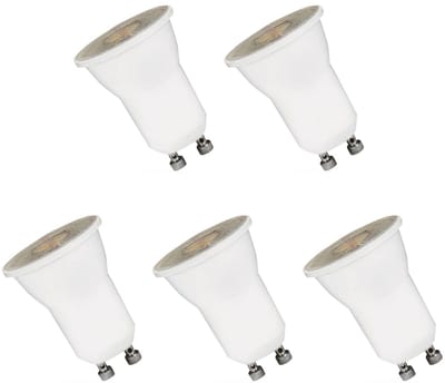 Spectrum LED Spot GU10 2W - 230V - 150 Lumen - 3000K Warm wit - Gezellig licht - Energiezuinig - 5 stuks