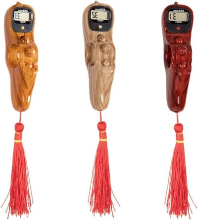Drie Stuks Elektronische Tasbih met Digitale Tellen voor Meditatie, Ontspanning en Moslimgebed
