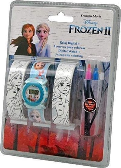 Kids Licensing Horloge Diy-set Frozen Ii Meisjes 33 Cm Blauw