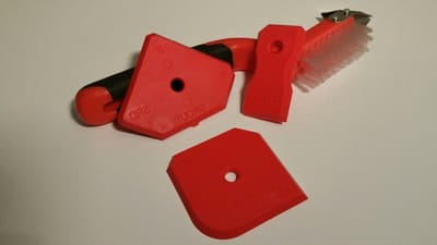 Kitgereedschap Set - Kitverwijderaar - Kit Verwijderen - Speciaal TPR Materiaal - 4 Stuks - Zwart